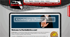 Desktop Screenshot of floridanotice.com